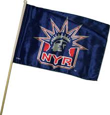 New York Rangers Stanley Cup Champions Logo 35x60 Flag